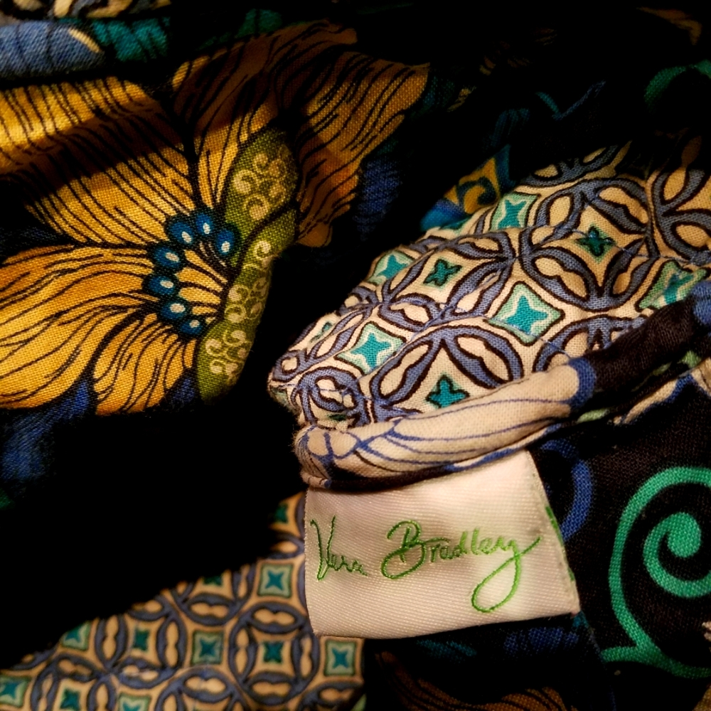 Vera Bradley retired Mod Blue Floral bag - Picture 7 of 8